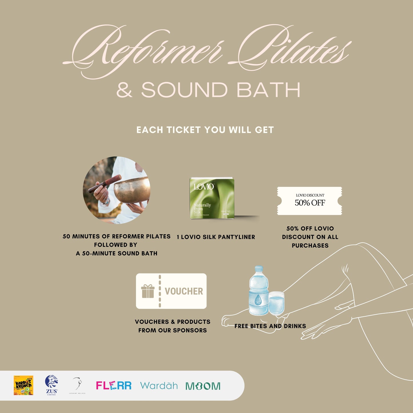 Reformer Pilates & Sound Bath with Lovio at LIONHEART BANGSAR