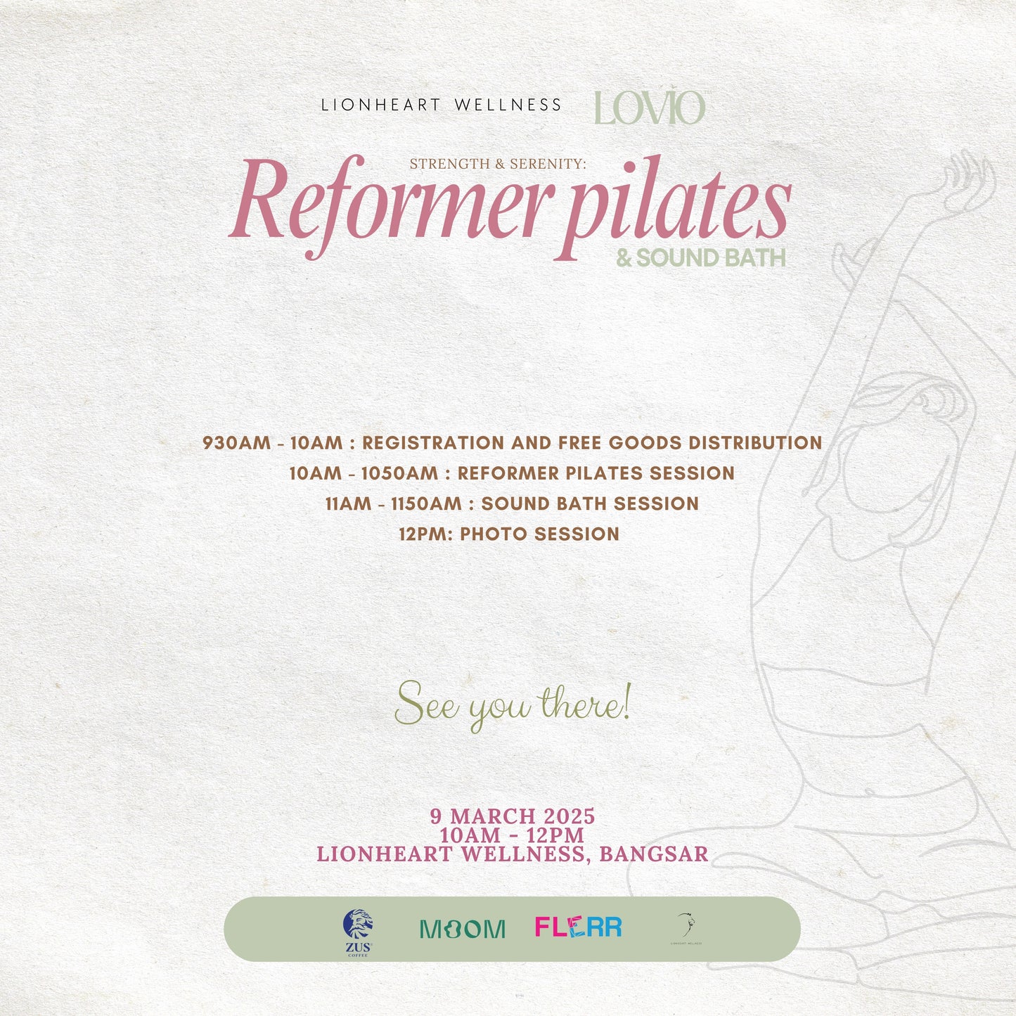 Strength & Serenity: Reformer Pilates & Sound Bath at Lionheart
