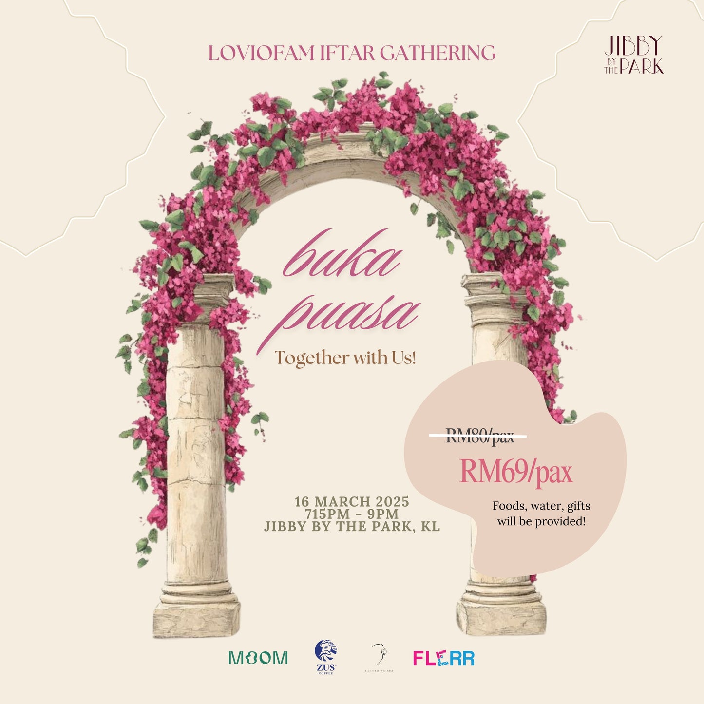 LovioFam Iftar Gathering: Break Fast Together with Us at Jibby by the park, KL