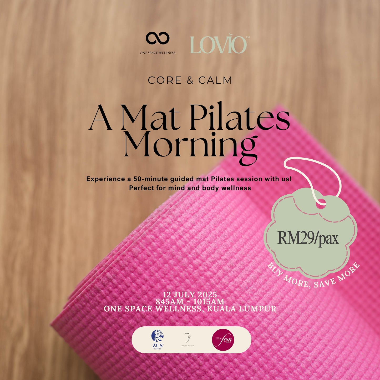Core & Calm: A Mat Pilates Morning