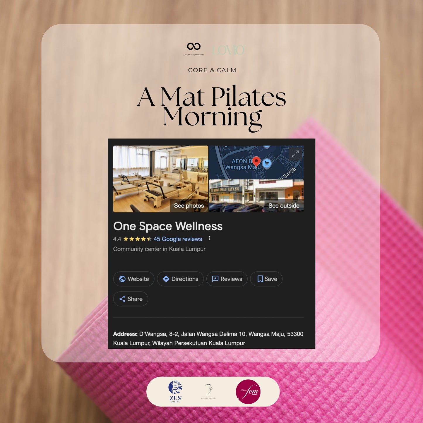 Core & Calm: A Mat Pilates Morning