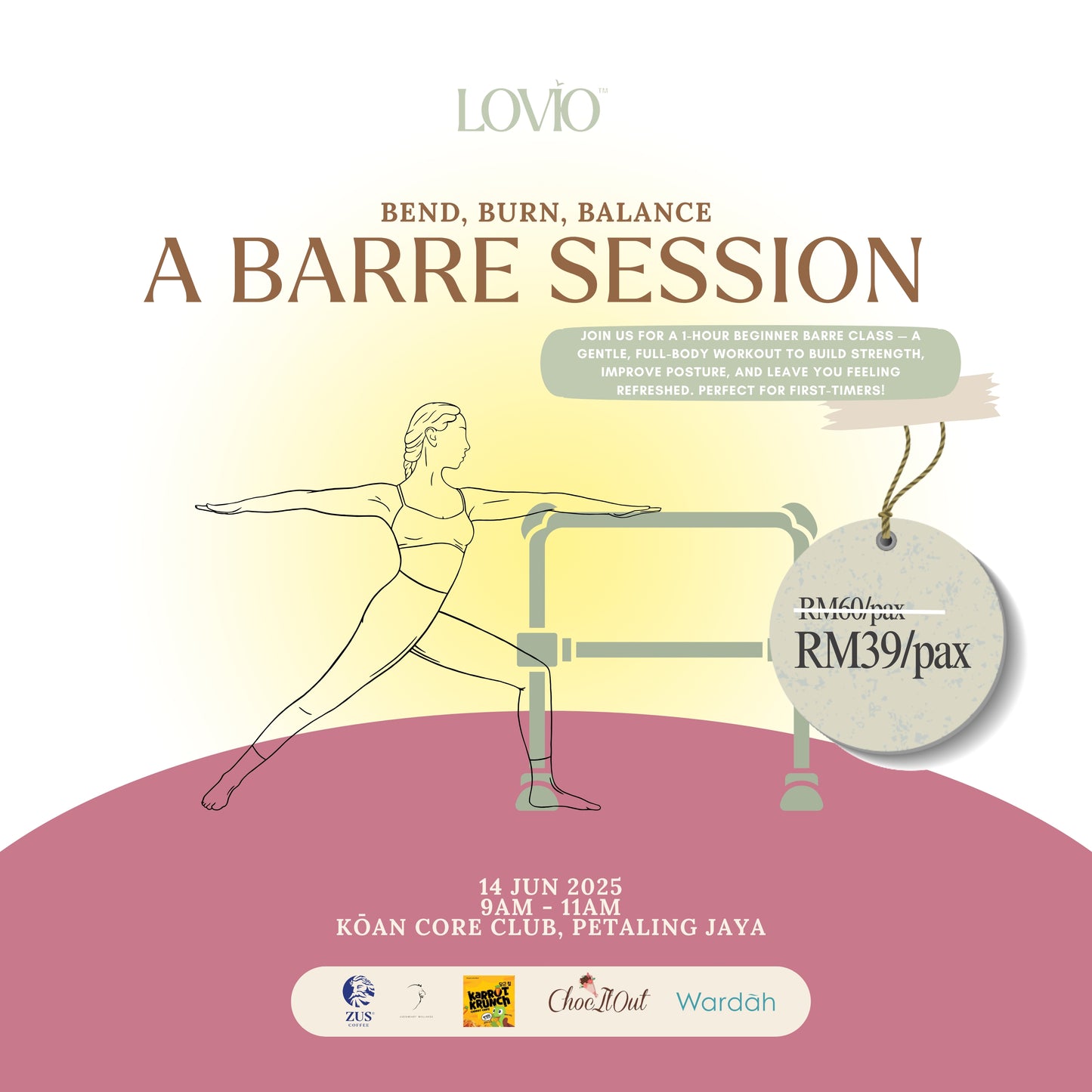 Bend, Burn, Balance: A Barre Session with Lovio