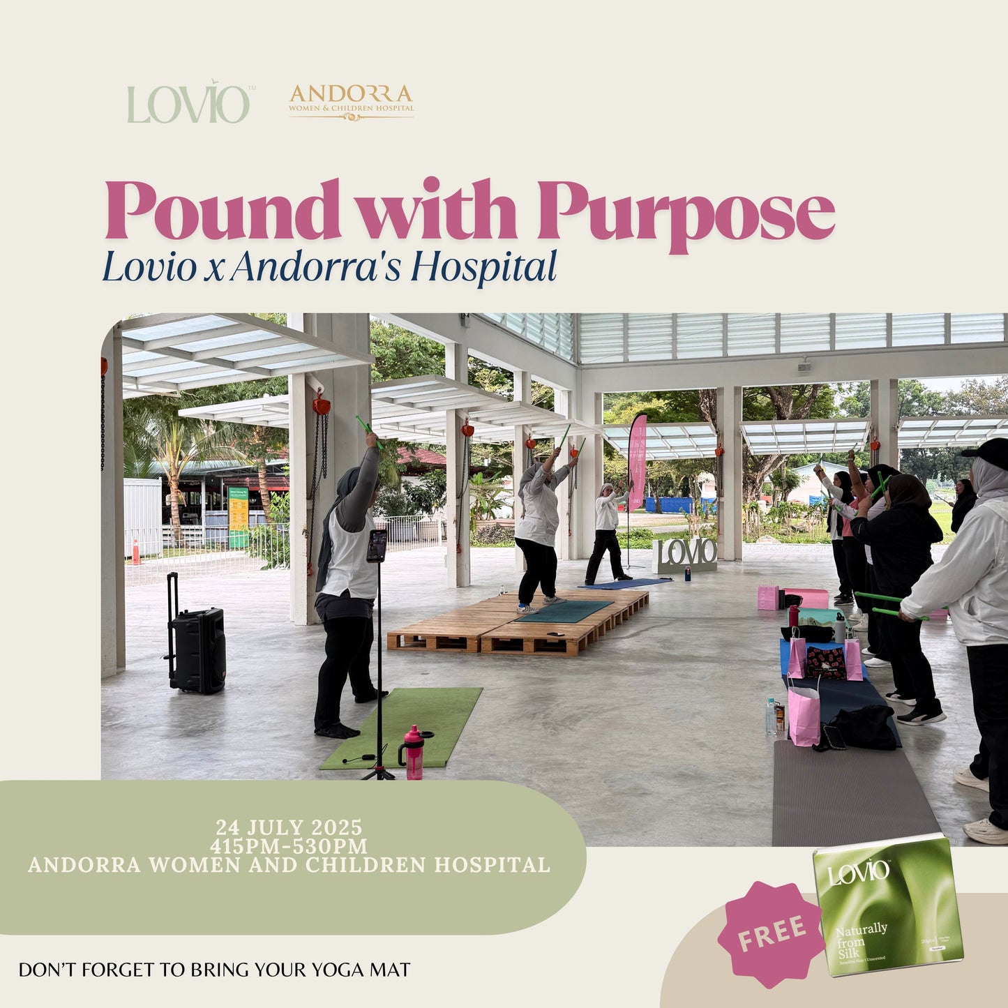 Pound with Purpose: Lovio x Andorra's Hospital