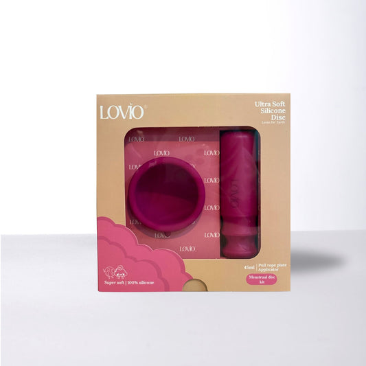 Sensitive Skin Soft Silicone Menstrual Disc & Applicator